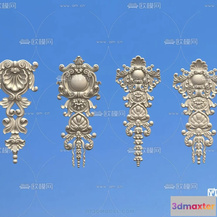 1386565 - Relief with Pattern - 3D Models for Interior Decoration - 019 3D Max