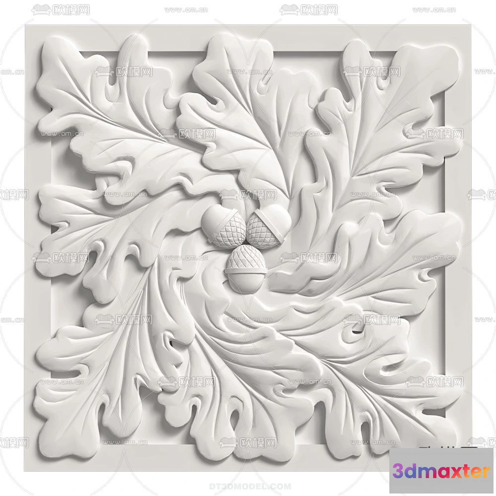 1386628 - Relief with Pattern - 3D Models for Interior Decoration - 020 3D Max