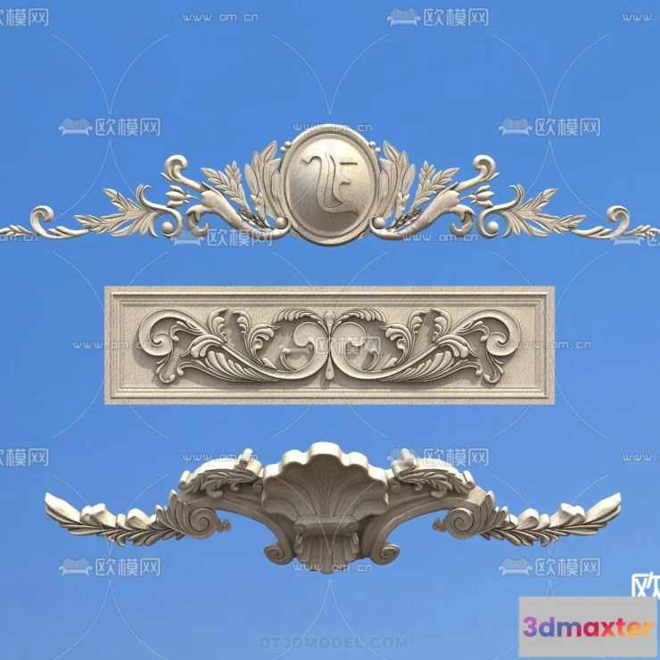 1387388 - Relief with Pattern - 3D Models for Interior Decoration - 031 3D Max