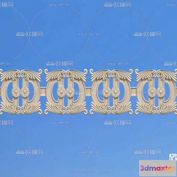 1387710 - Relief with Pattern - 3D Models for Interior Decoration - 035 3D Max