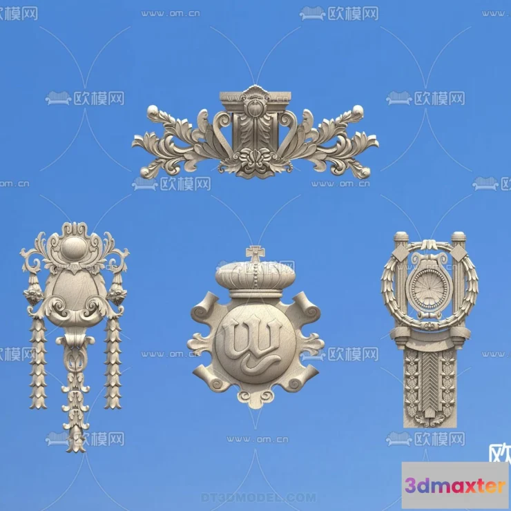 1388366 - Relief with Pattern - 3D Models for Interior Decoration - 045 3D Max