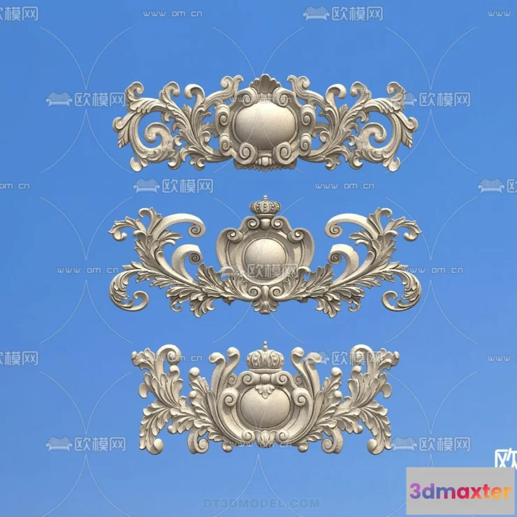 1388549 - Relief with Pattern - 3D Models for Interior Decoration - 048 3D Max