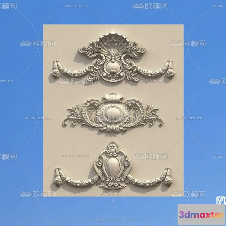 1389259 - Relief with Pattern - 3D Models for Interior Decoration - 059 3D Max