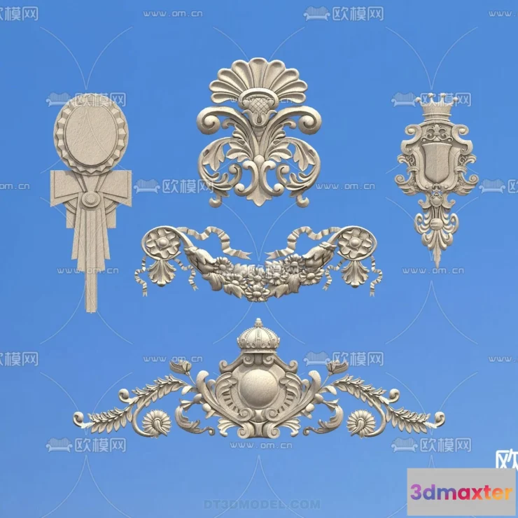 1389388 - Relief with Pattern - 3D Models for Interior Decoration - 061 3D Max