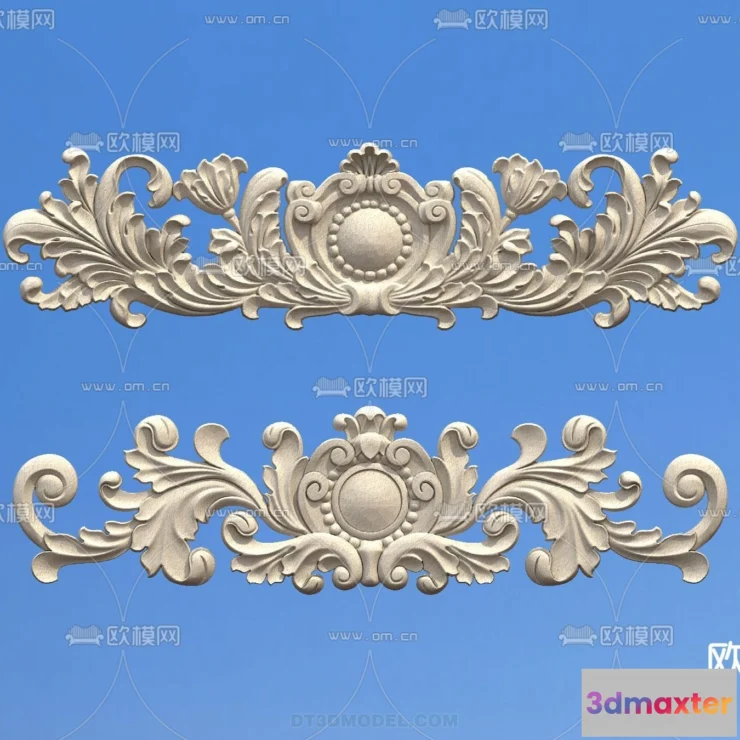 1389701 - Relief with Pattern - 3D Models for Interior Decoration - 066 3D Max