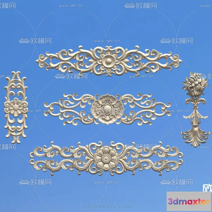 1389960 - Relief with Pattern - 3D Models for Interior Decoration - 070 3D Max