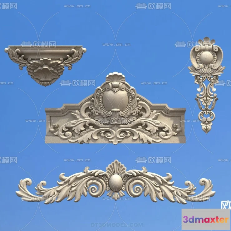 1390091 - Relief with Pattern - 3D Models for Interior Decoration - 072 3D Max