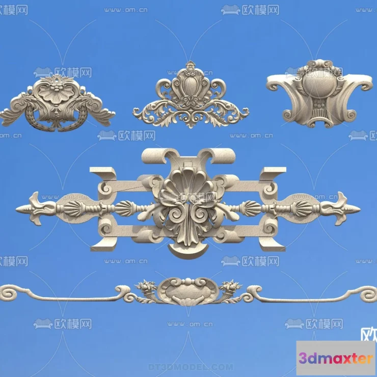 1390157 - Relief with Pattern - 3D Models for Interior Decoration - 073 3D Max