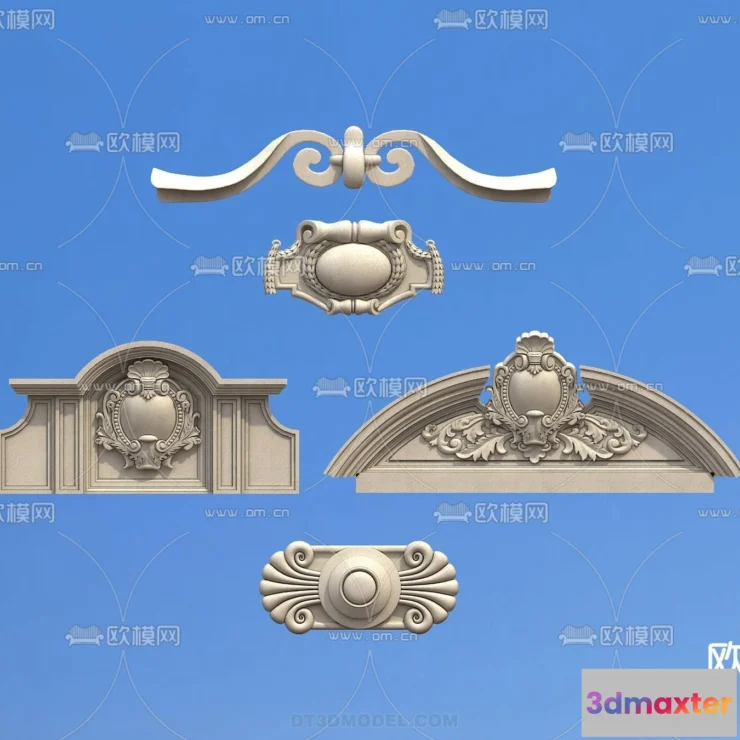 1390223 - Relief with Pattern - 3D Models for Interior Decoration - 074 3D Max