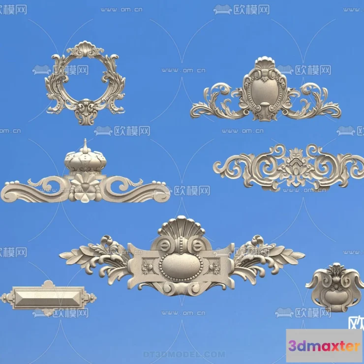 1390631 - Relief with Pattern - 3D Models for Interior Decoration - 080 3D Max