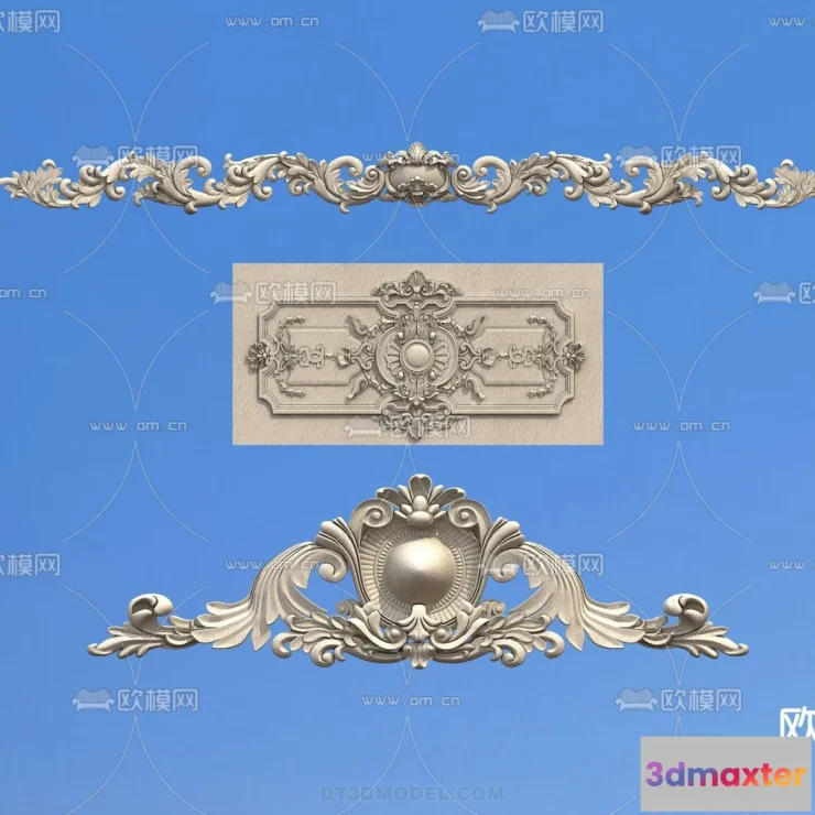 1390777 - Relief with Pattern - 3D Models for Interior Decoration - 082 3D Max