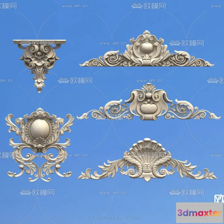 1390849 - Relief with Pattern - 3D Models for Interior Decoration - 083 3D Max