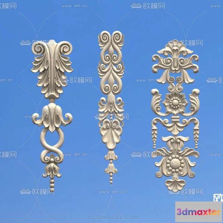 1391204 - Relief with Pattern - 3D Models for Interior Decoration - 088 3D Max