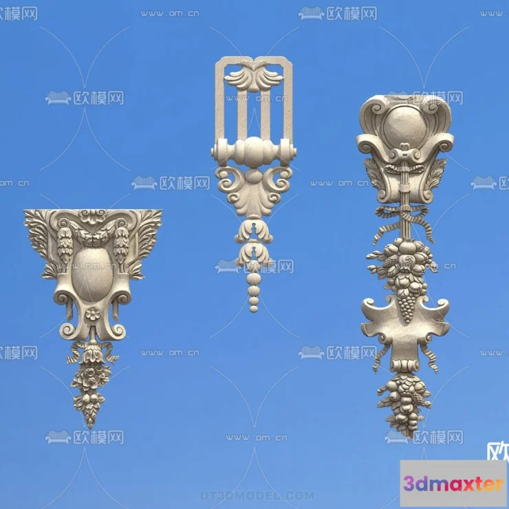 1391268 - Relief with Pattern - 3D Models for Interior Decoration - 089 3D Max