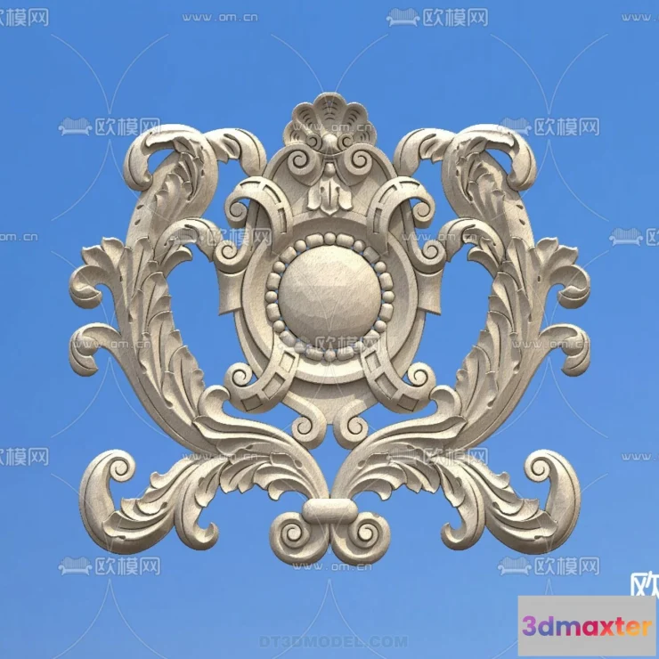 1391324 - Relief with Pattern - 3D Models for Interior Decoration - 090 3D Max