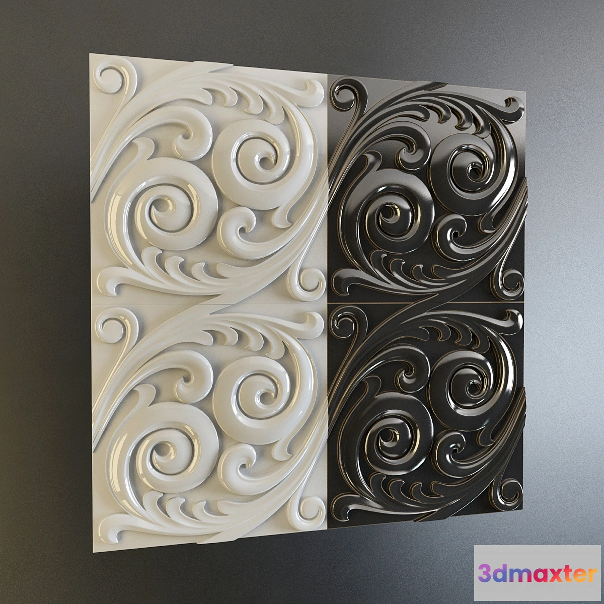 1392244 - Decorative tiles 724 3D Max