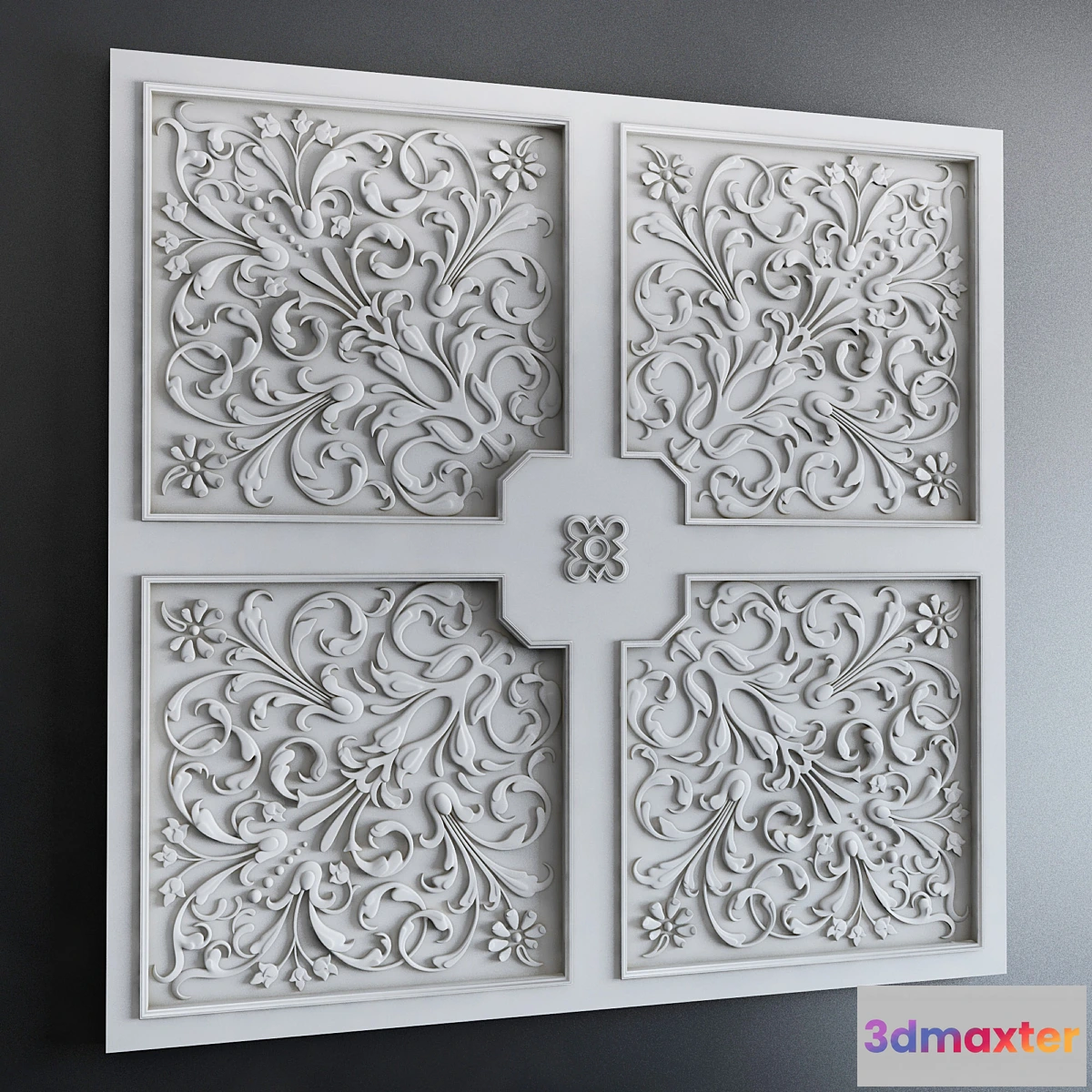 1392722 - Fretwork Ceiling 342 3D Max