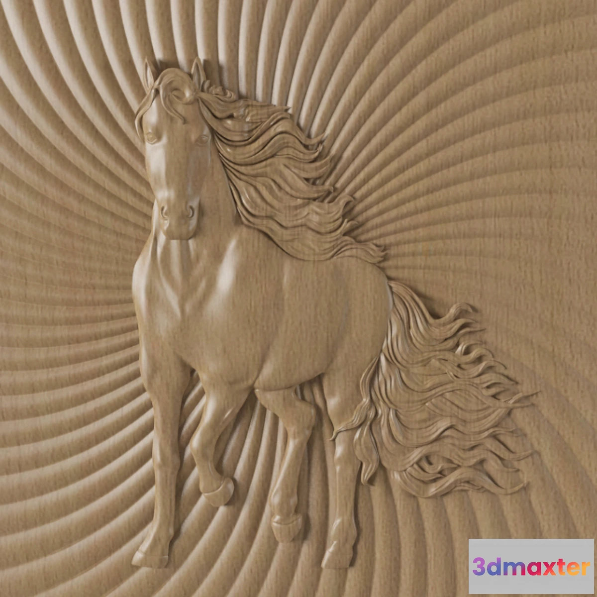 1398690 - Panel “Horse” 3D Max