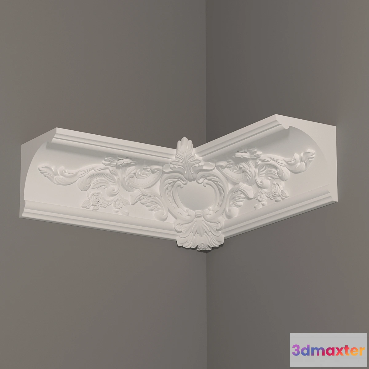 1411810 - Stucco molding cornice 3D Max
