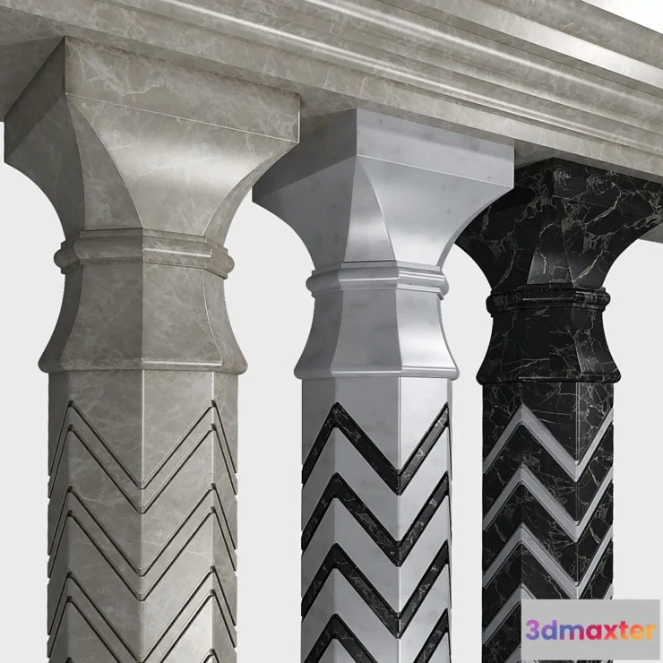 1413582 - Arabic Column 3D Max