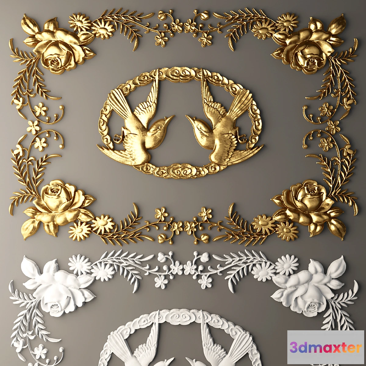 1416144 - Ceiling moldings 3D Max