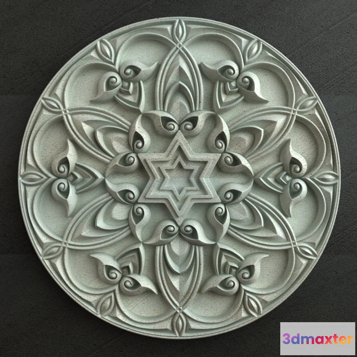 1416838 - Arabic Crafting Ornament 006 3D Max