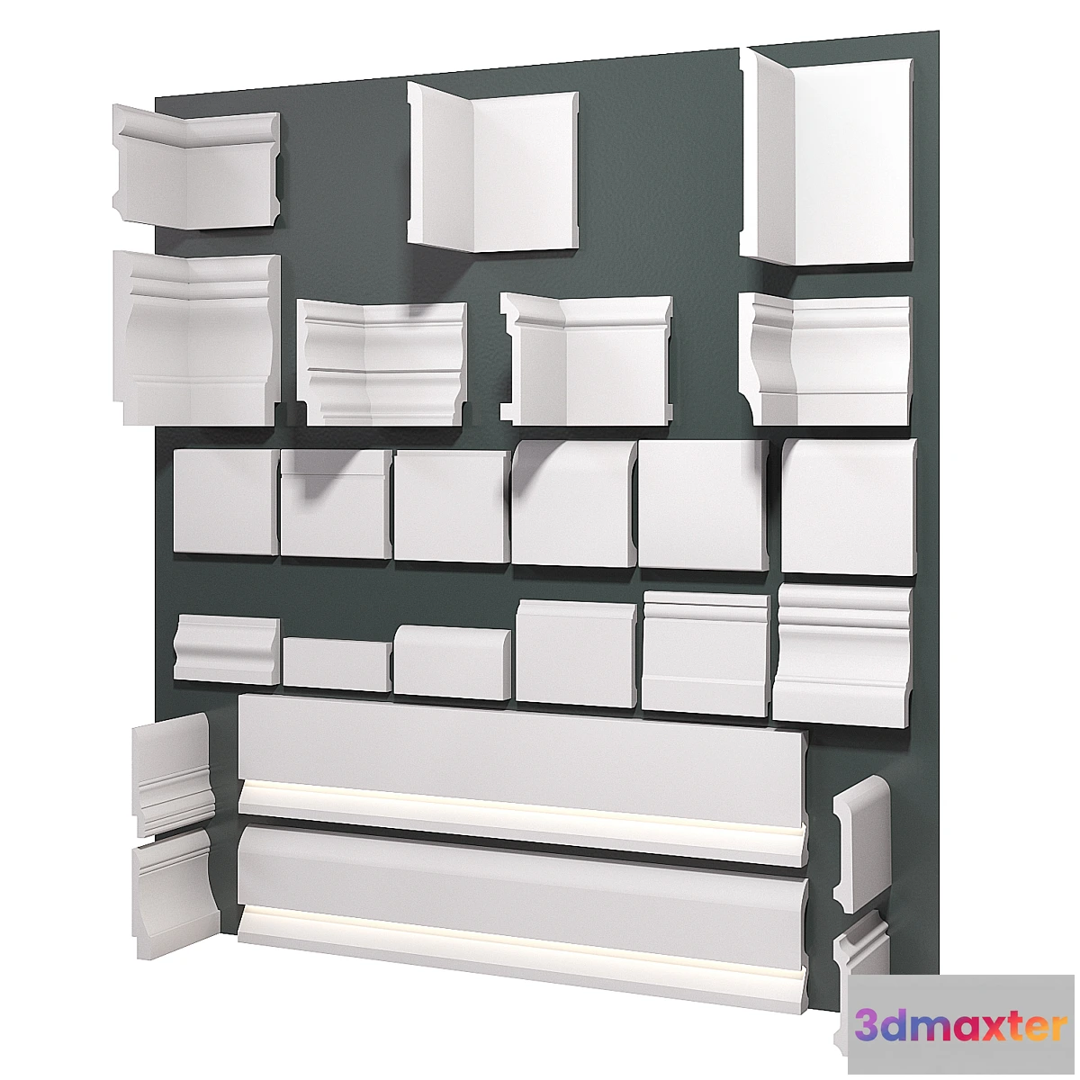 1420412 - HiWood stucco molding 3D Max