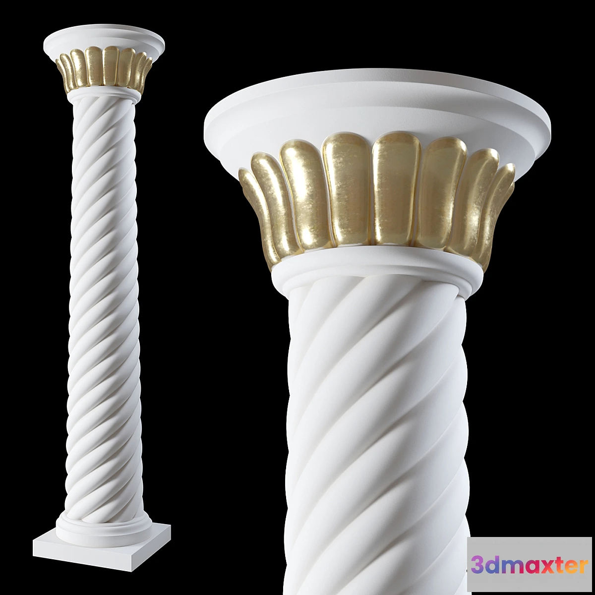 1423648 - Column 002. Indian 3D Max
