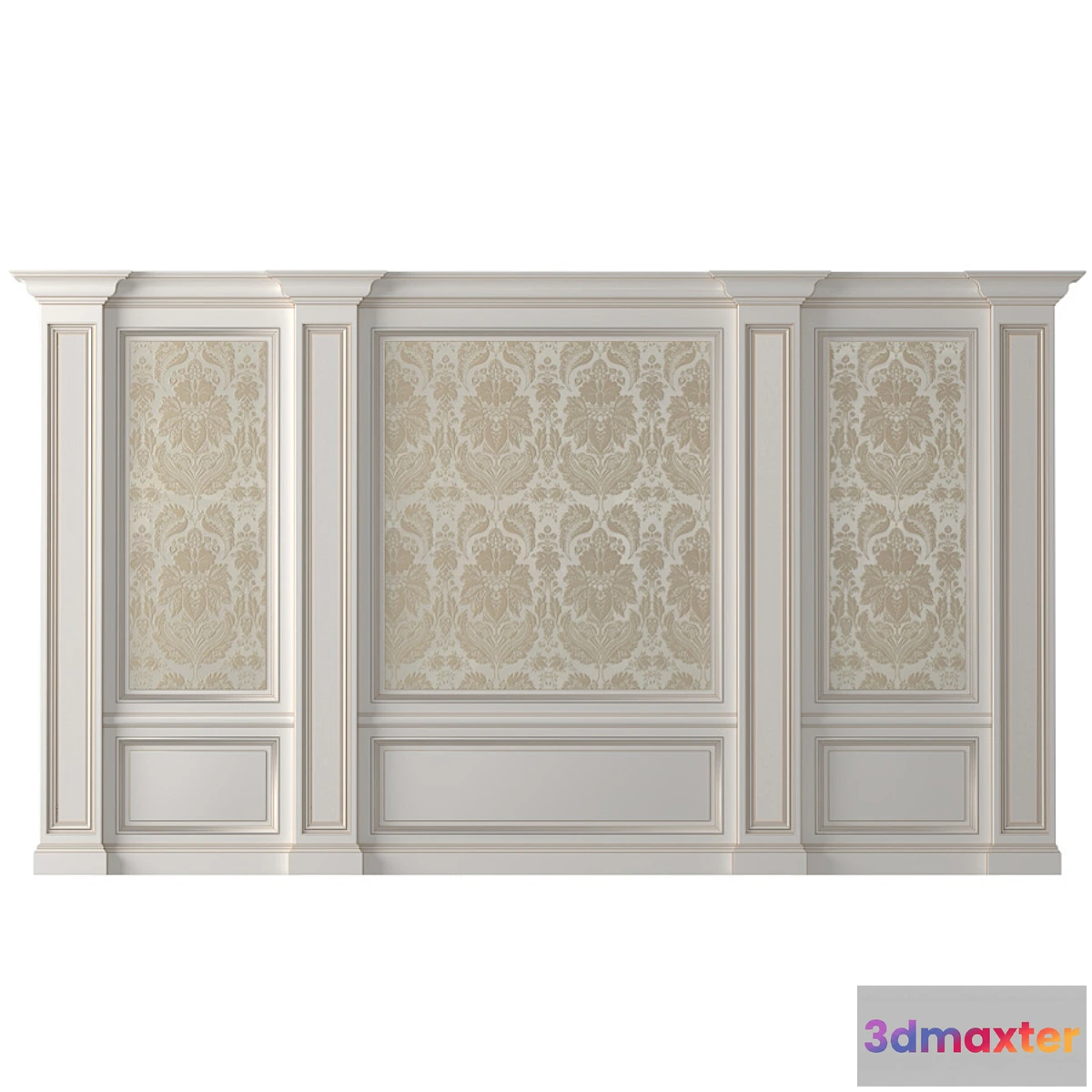 1434098 - Wall paneling classic wallpaper 3D Max