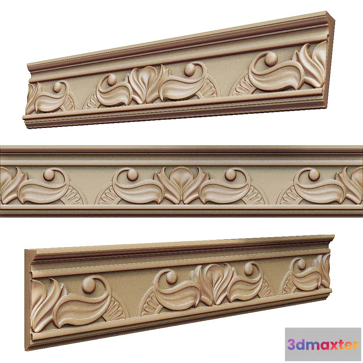 1435174 - Cornice with ornament 3D Max