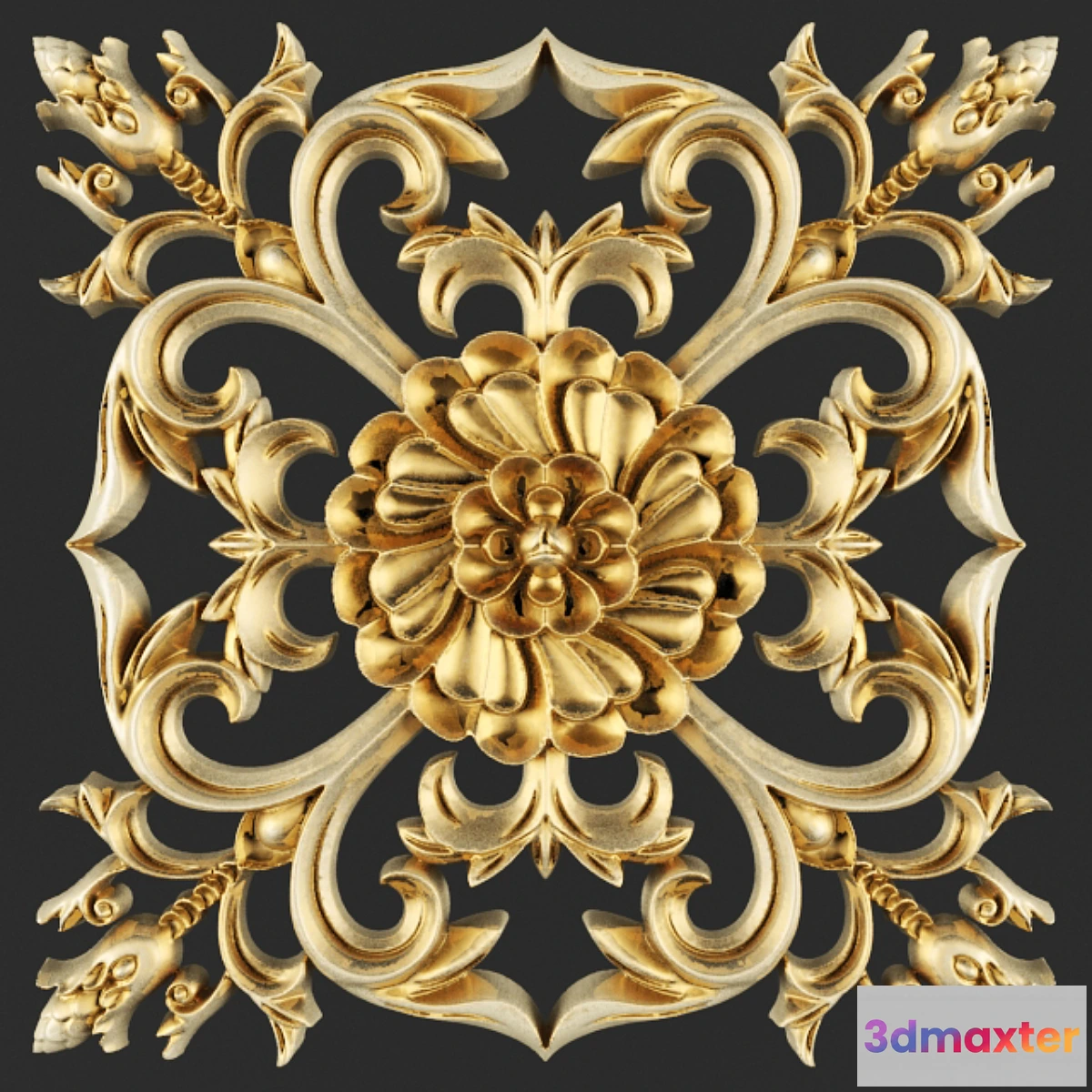 1445418 - Stucco ceiling. 3D Max