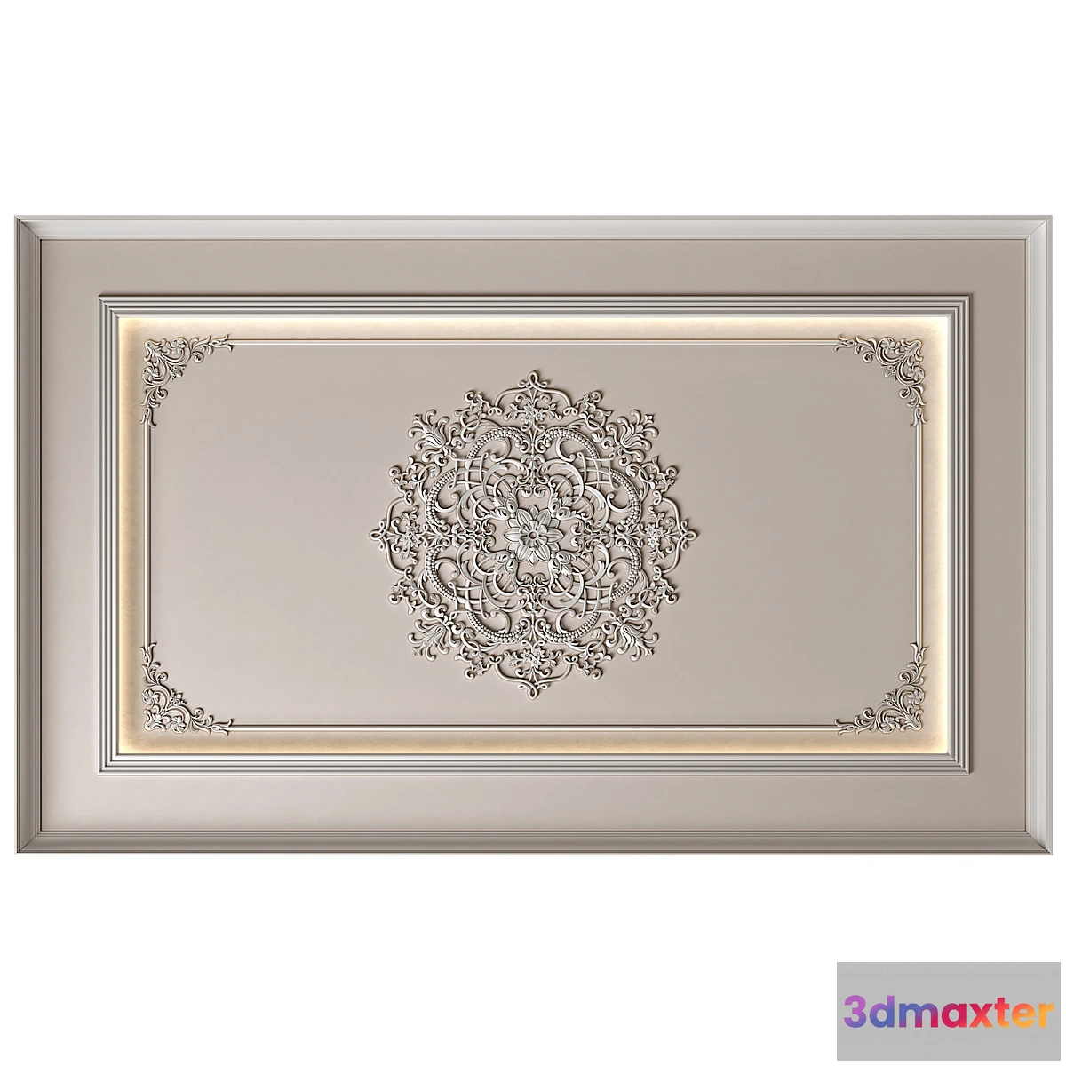 1450536 - Illuminated ceiling in classic style 004 3D Max