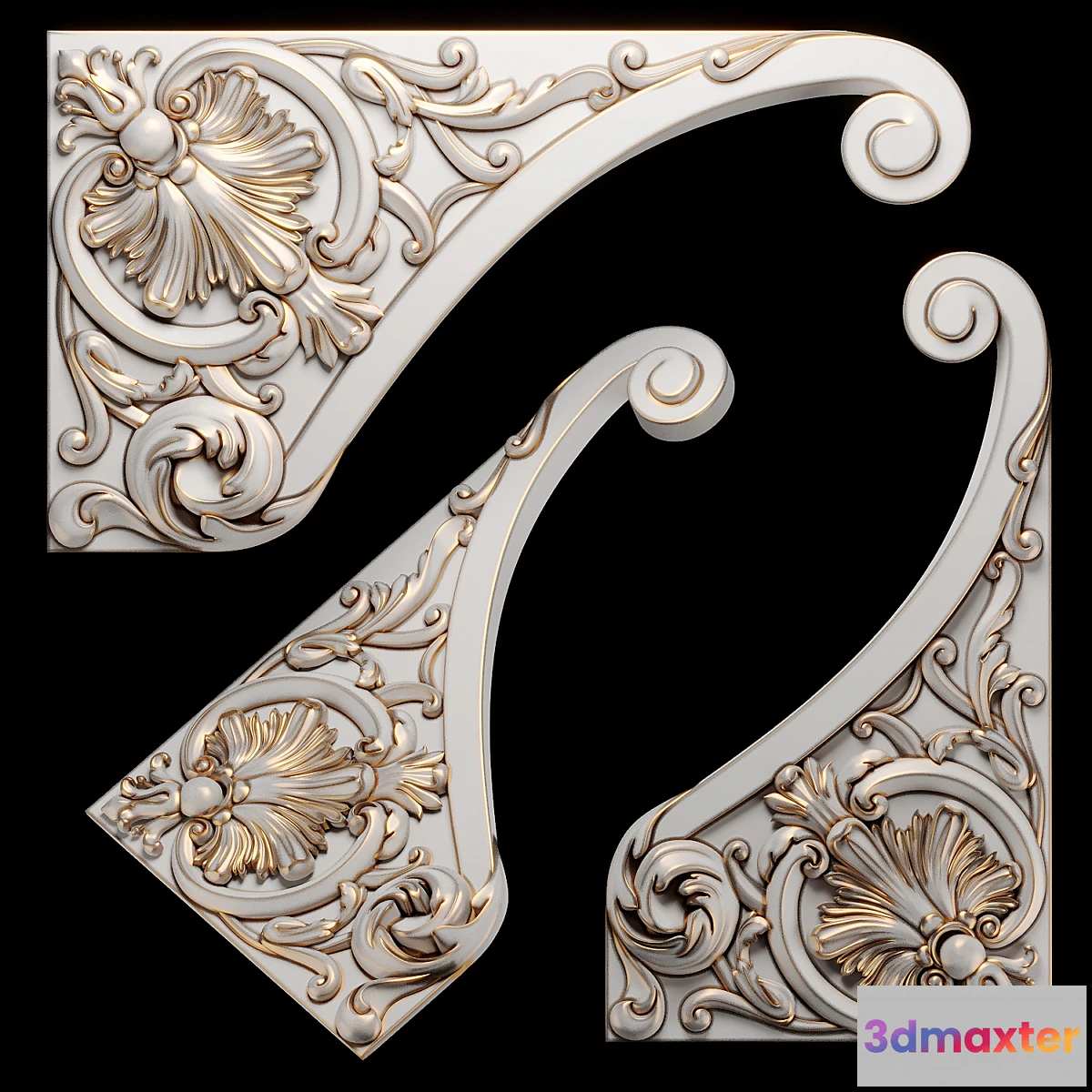 1453592 - Uglavoi dekor wod 6 3D Max