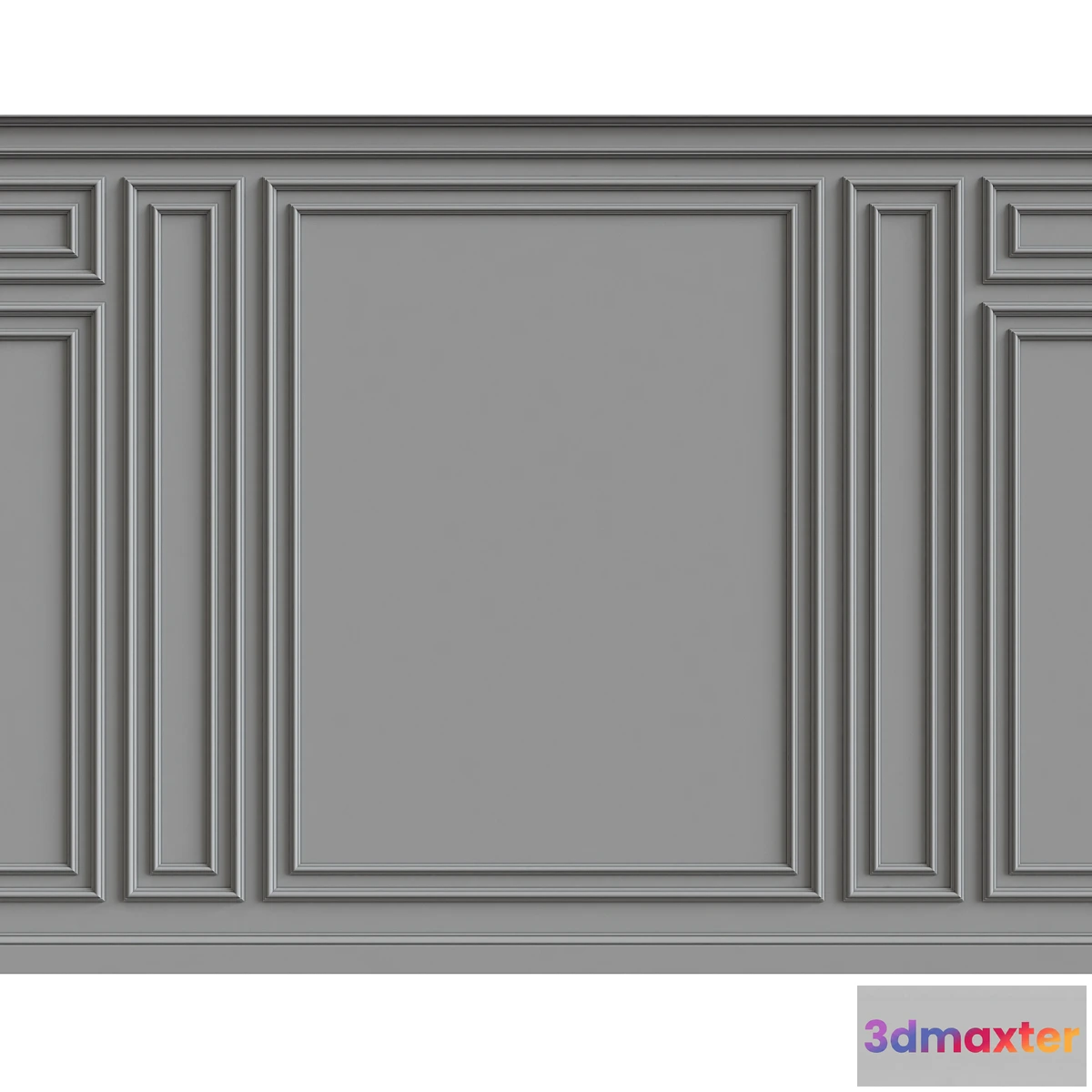 1454604 - Wall molding 3D Max
