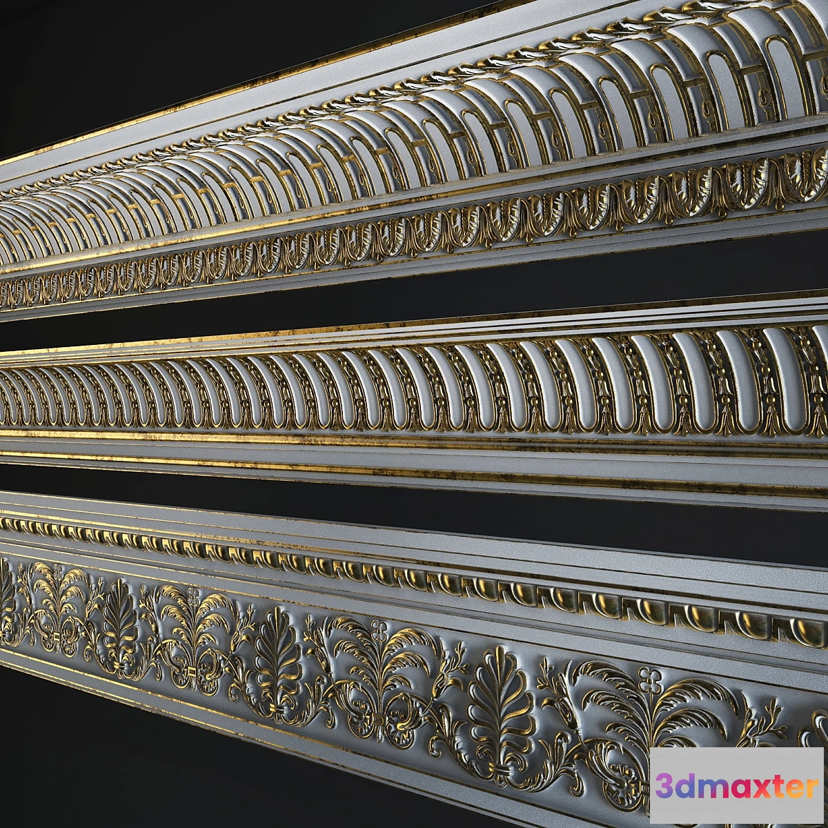 1464034 - Three eaves Torus style 3D Max