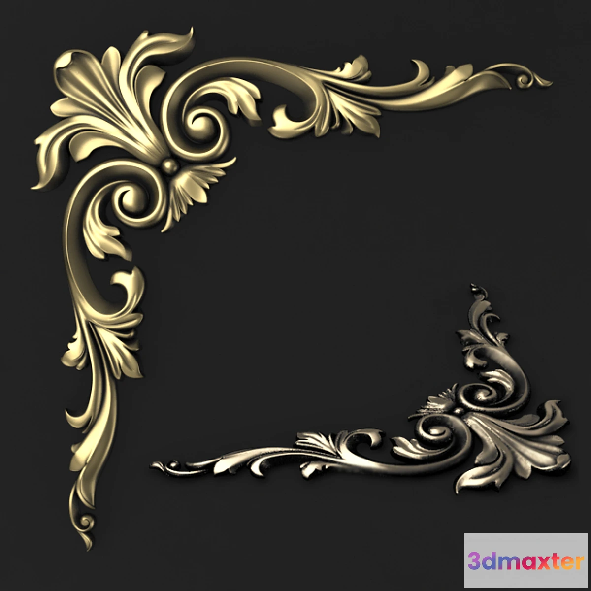 1465626 - uglavoi dekor 3D Max