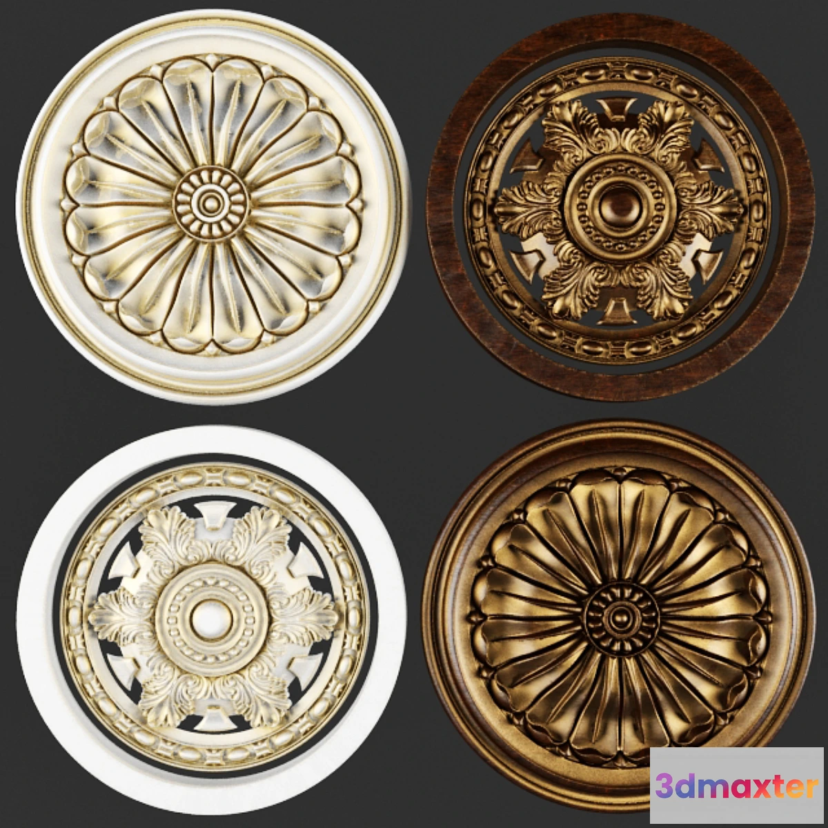 1467762 - Moldings to the ceiling. 3D Max