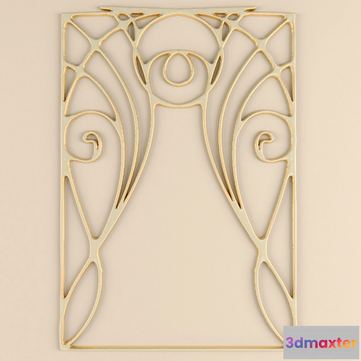 1472874 - Stucco Art Nouveau 3D Max