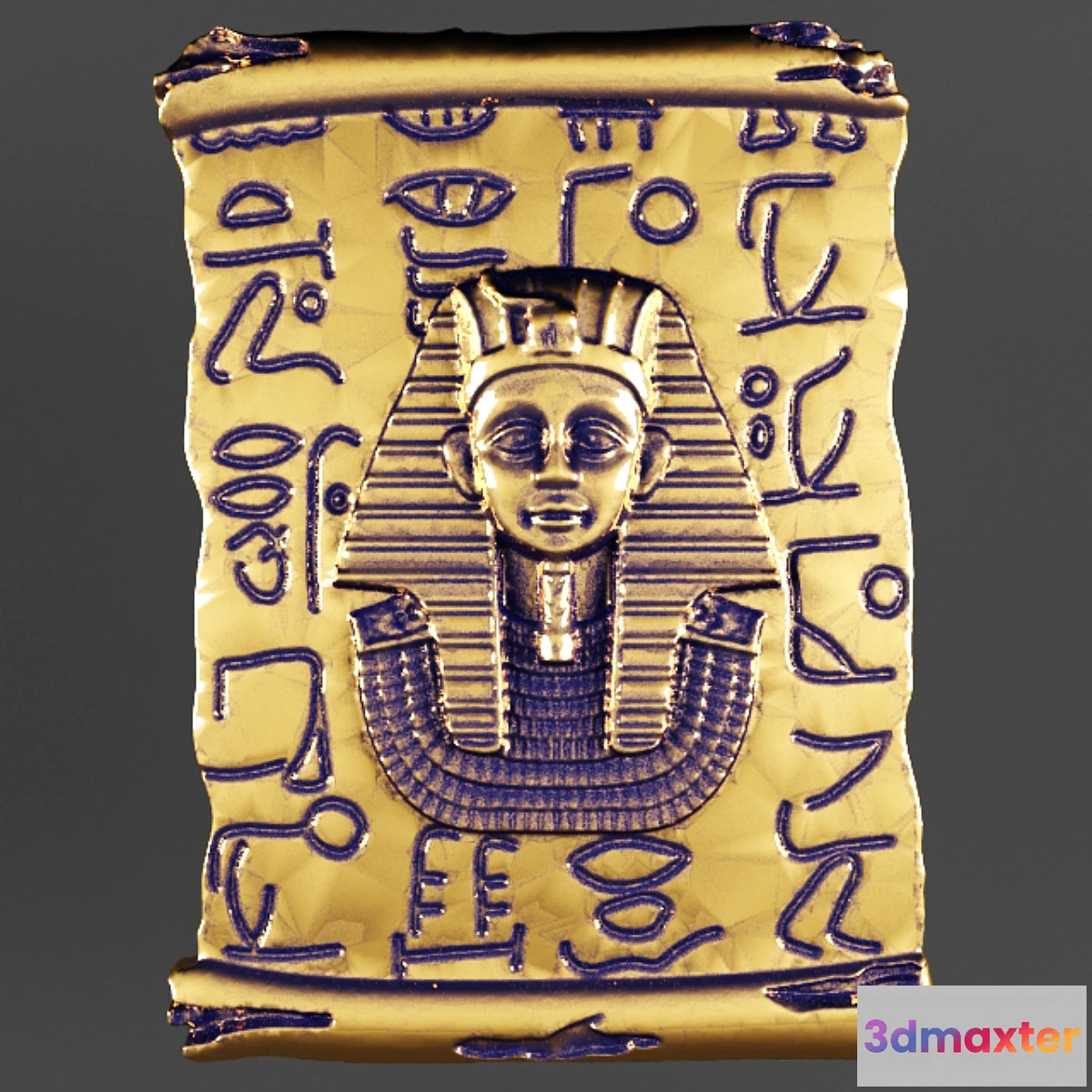 1477234 - Bas-relief. Egypt. 3D Max