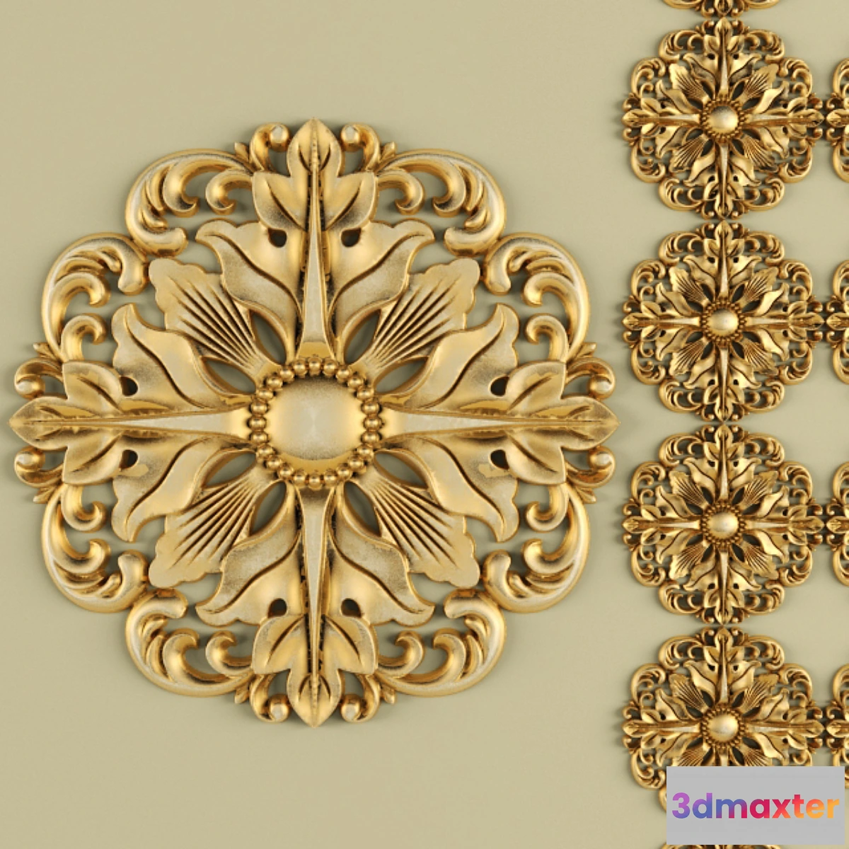 1478710 - Stucco ceiling. 3D Max