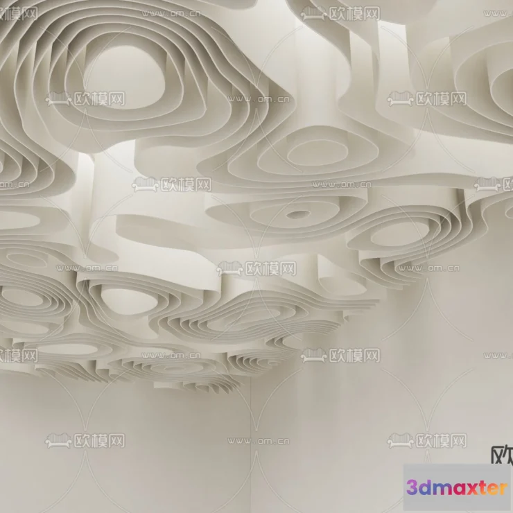 1536624 - Decoration - Detail - Ceiling - 3D Model For Interior Design - 11482 3D Max
