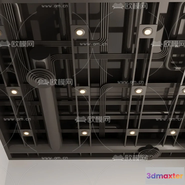 1536658 - Decoration - Detail - Ceiling - 3D Model For Interior Design - 11499 3D Max