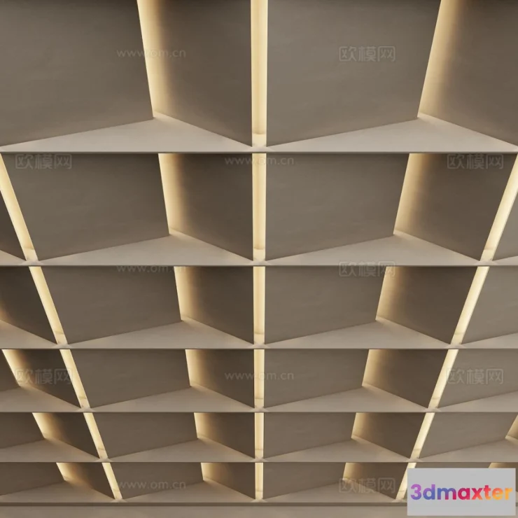 1536732 - Decoration - Detail - Ceiling - 3D Model For Interior Design - 11536 3D Max