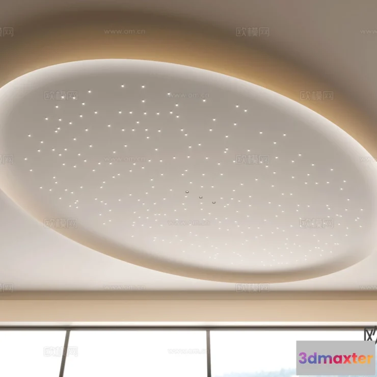 1536750 - Decoration - Detail - Ceiling - 3D Model For Interior Design - 11545 3D Max