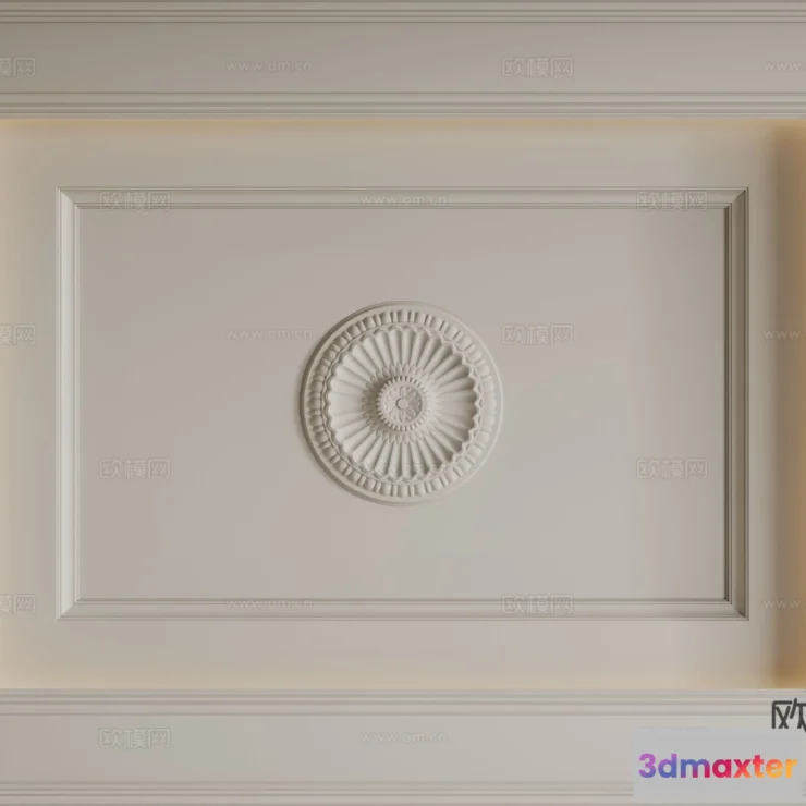 1536766 - Decoration - Detail - Ceiling - 3D Model For Interior Design - 11553 3D Max