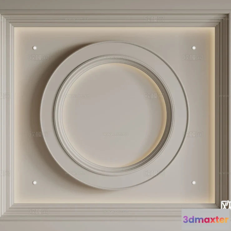 1536798 - Decoration - Detail - Ceiling - 3D Model For Interior Design - 11569 3D Max