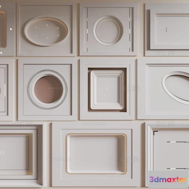 1536804 - Decoration - Detail - Ceiling - 3D Model For Interior Design - 11572 3D Max