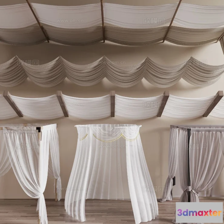 1536818 - Decoration - Detail - Ceiling - 3D Model For Interior Design - 11579 3D Max