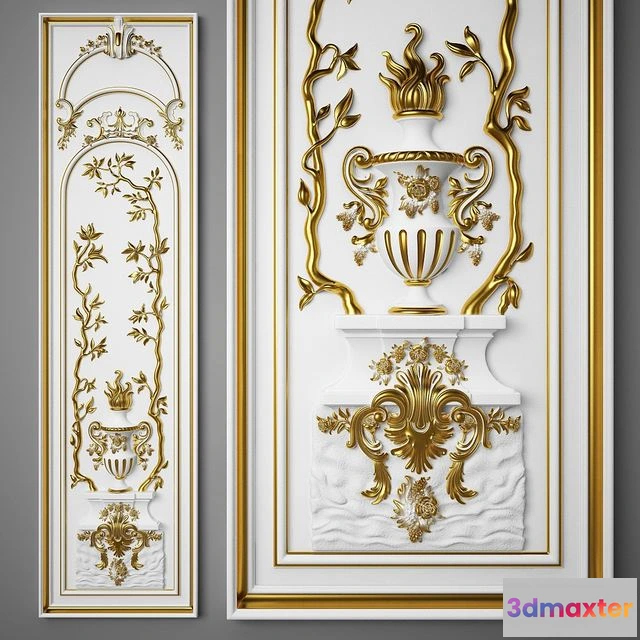 1539497 - The panel Boiserie Italia 3D Max