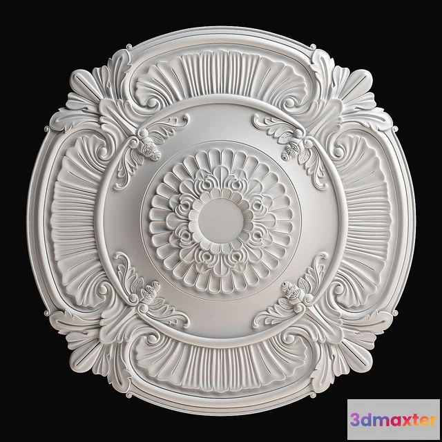 1542005 - Gaudi R4007 Ceiling Roses 3D Max